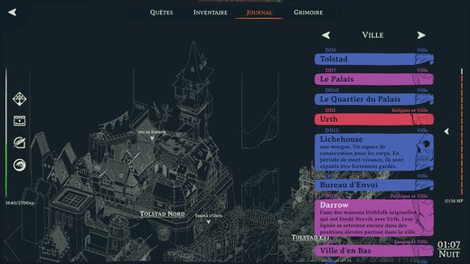 Esoteric Ebb French translation — Character stats